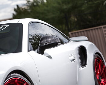 AGENCY POWER CARBON FIBER SIDE AIR DUCTS PORSCHE 991 TURBO 14-15