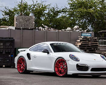 AGENCY POWER CARBON FIBER SIDE AIR DUCTS PORSCHE 991 TURBO 14-15