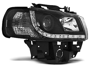 HEADLIGHTS VW T4 08.96-03.03 BUS DAYLIGHT BLACK