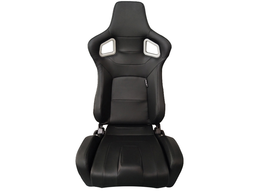 SPL ADJUSTABLE RACING SEAT MODEL RS6 V2 BLACK PVC - 3