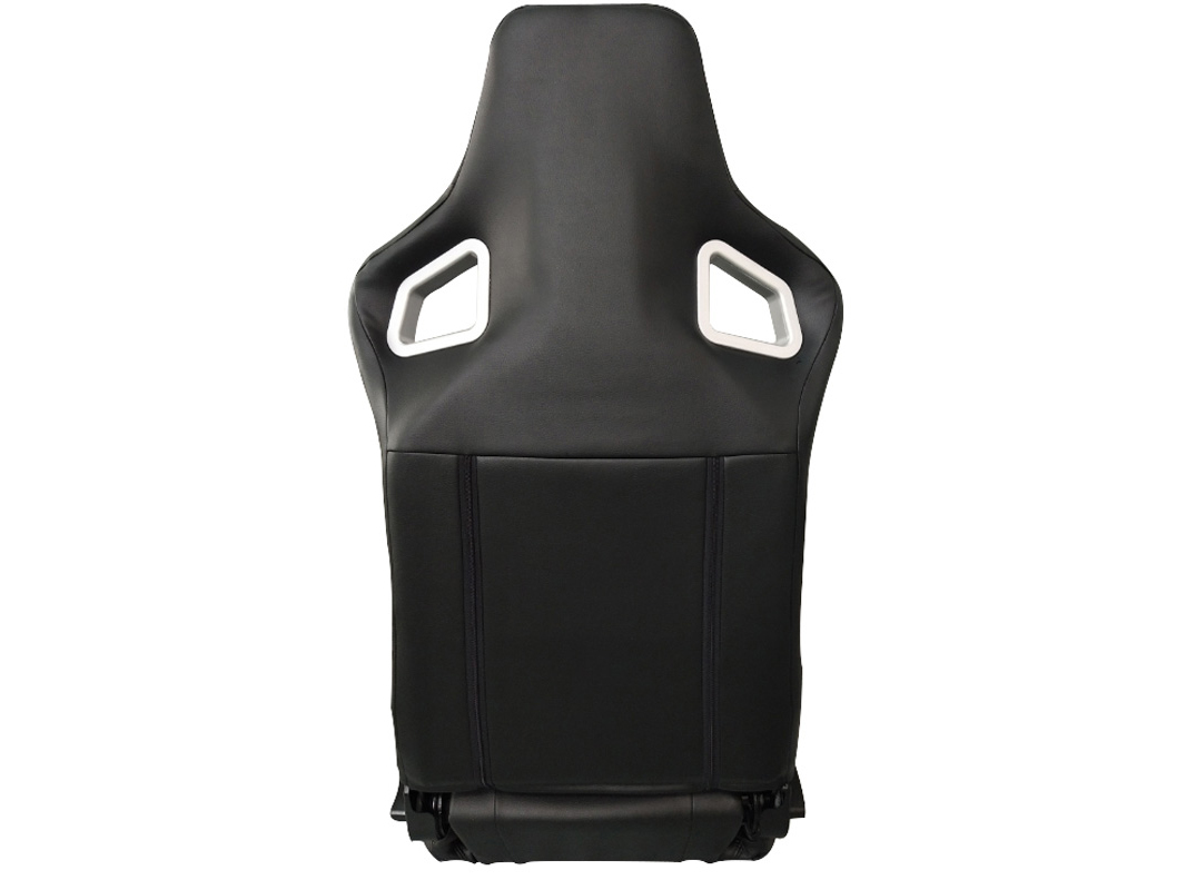 SPL ADJUSTABLE RACING SEAT MODEL RS6 V2 BLACK PVC - 4