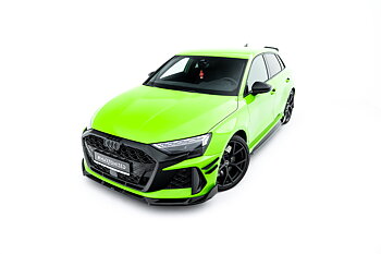 FRONT SPLITTER V.3 SUITABLE FOR AUDI RS3 SPORTBACK 8Y FACELIFT – MAXTON DESIGN