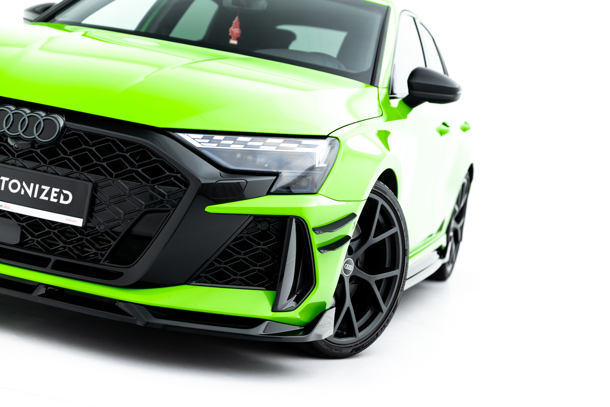 FRONT SPLITTER V.3 SUITABLE FOR AUDI RS3 SPORTBACK 8Y FACELIFT – MAXTON DESIGN - 9