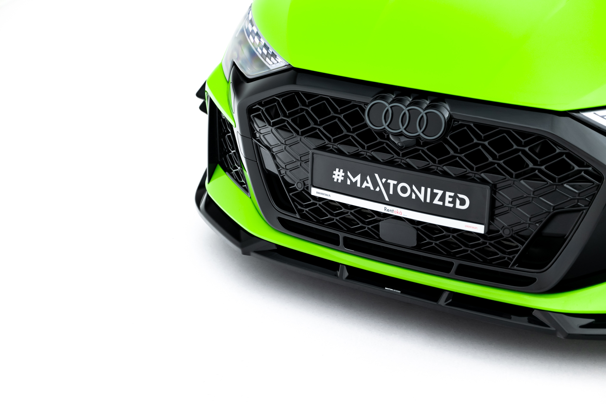 FRONT SPLITTER V.3 SUITABLE FOR AUDI RS3 SPORTBACK 8Y FACELIFT – MAXTON DESIGN - 5