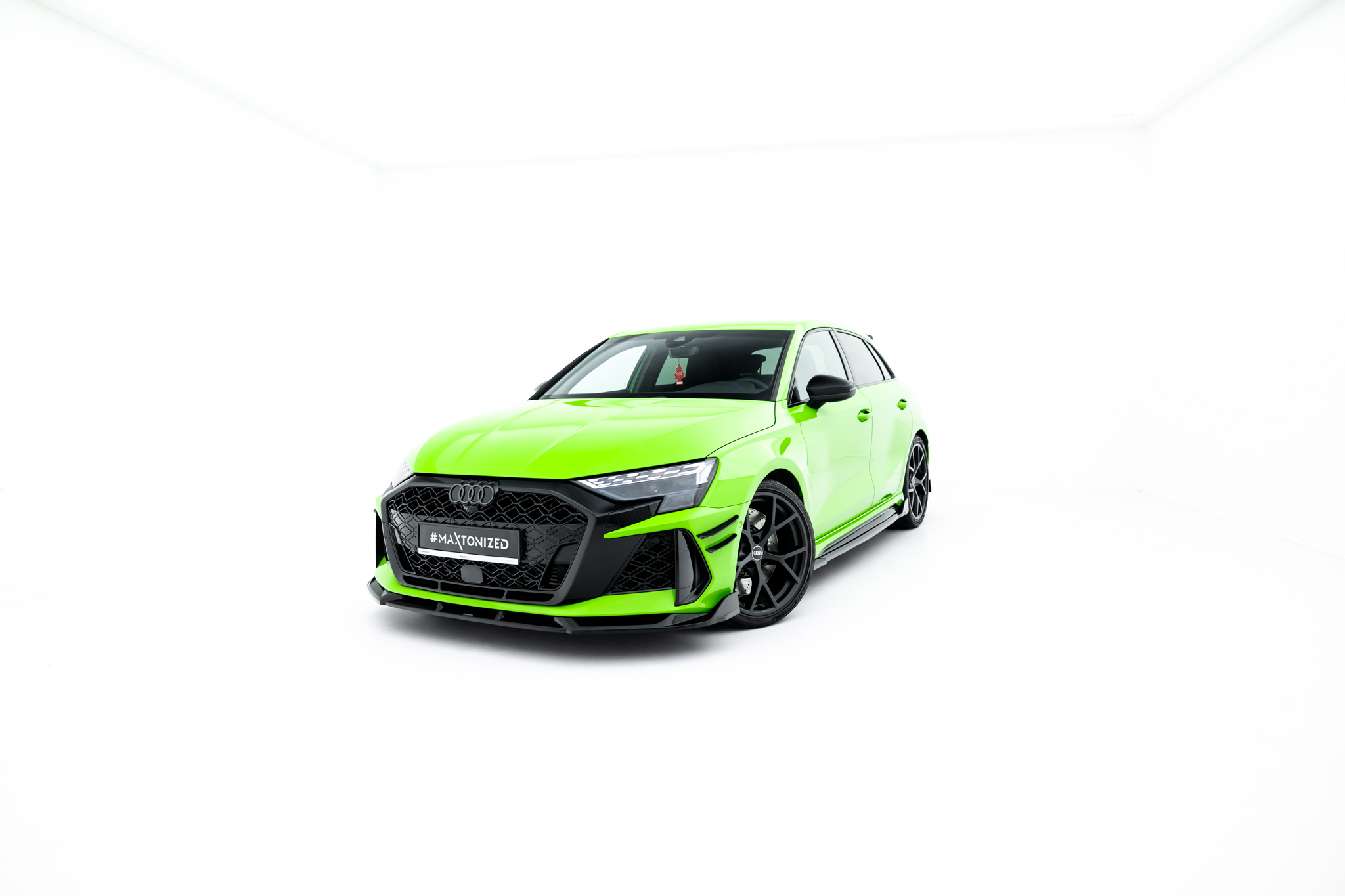 FRONT SPLITTER V.3 SUITABLE FOR AUDI RS3 SPORTBACK 8Y FACELIFT – MAXTON DESIGN - 4