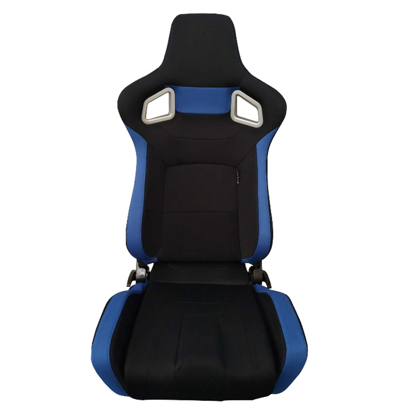 SPL ADJUSTABLE RACING SEAT MODEL RS6 V2 BLACK/BLUE FABRIC - 3