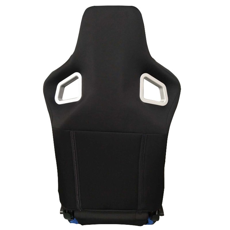 SPL ADJUSTABLE RACING SEAT MODEL RS6 V2 BLACK/BLUE FABRIC - 4