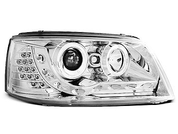 HEADLIGHTS VW T5 04.03-08.09 DAYLIGHT CHROME