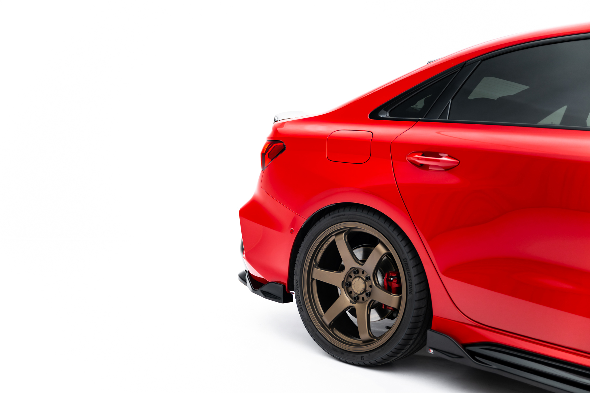 REAR SPLITTER (WITH VERTICAL BARS) V.2 SUITABLE FOR AUDI RS3 SEDAN 8Y FACELIFT – MAXTON DESIGN - 7