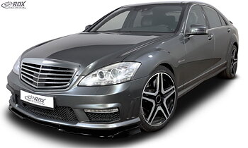 FRONT SPOILER VARIO-X MERCEDES S-CLASS W221 AMG 2009+ (FIT FOR AMG AND CARS WITH AMG FRONTBUMPER) FRONT LIP SPLITTER