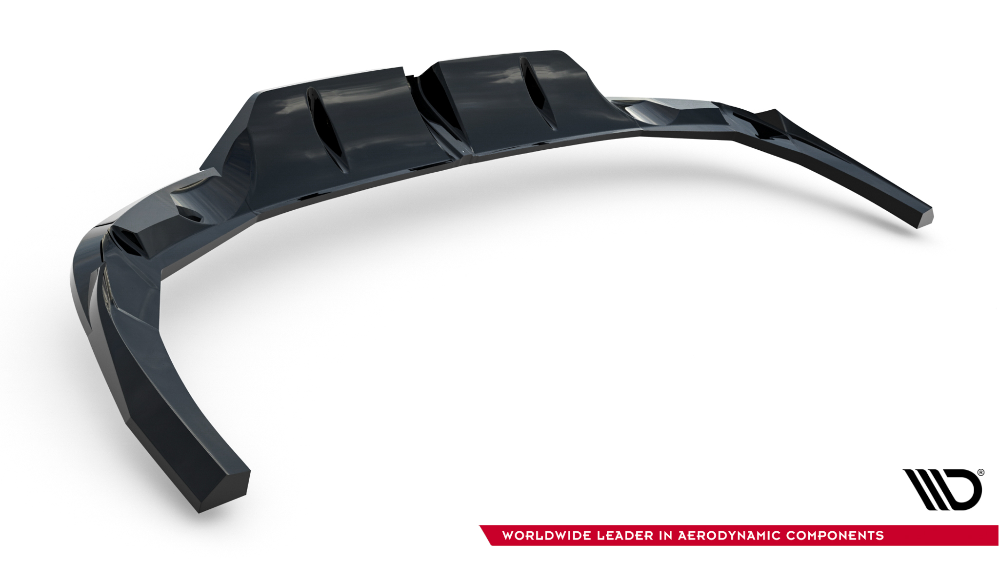 REAR SPLITTER (WITH VERTICAL BARS) V.1 SUITABLE FOR AUDI RS3 SEDAN 8Y FACELIFT – MAXTON DESIGN