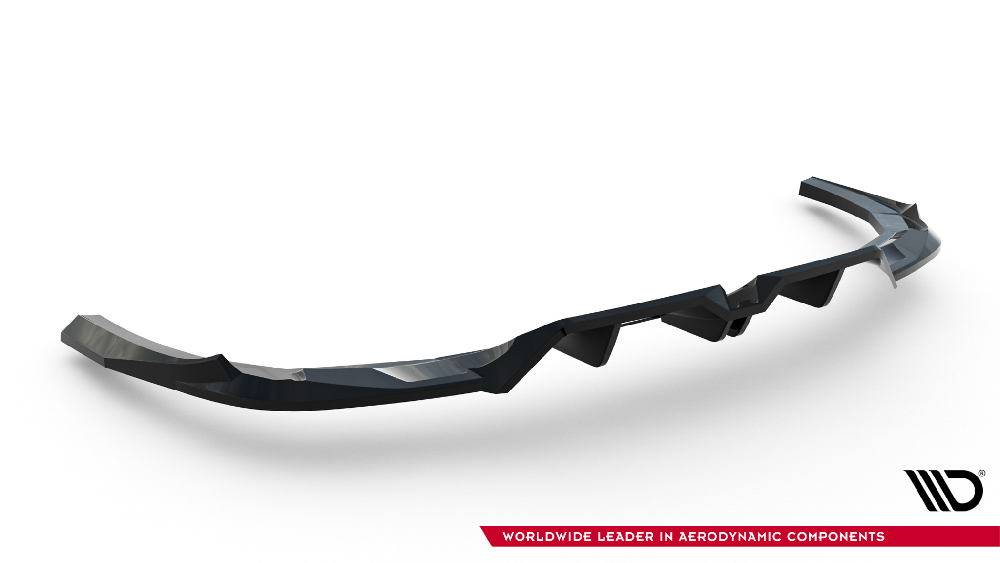 REAR SPLITTER (WITH VERTICAL BARS) V.1 SUITABLE FOR AUDI RS3 SEDAN 8Y FACELIFT – MAXTON DESIGN - 4
