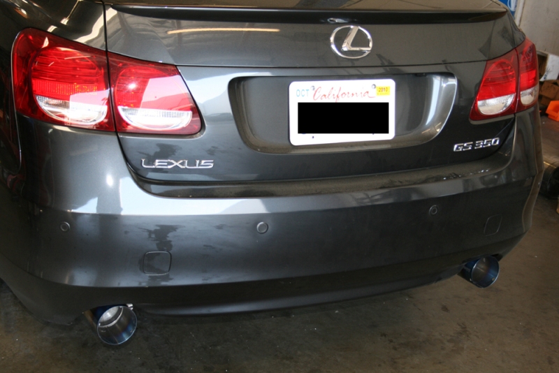 LEXUS GS300/350 06+ DUAL AXLE BACK EXHAUST MEGAN RACING - 4