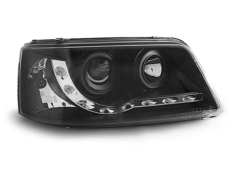 HEADLIGHTS VW T5 04.03-08.09 DAYLIGHT BLACK