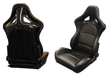 SPL-TUNING JUSTERBAR SPORT STOL SVART PVC BAK