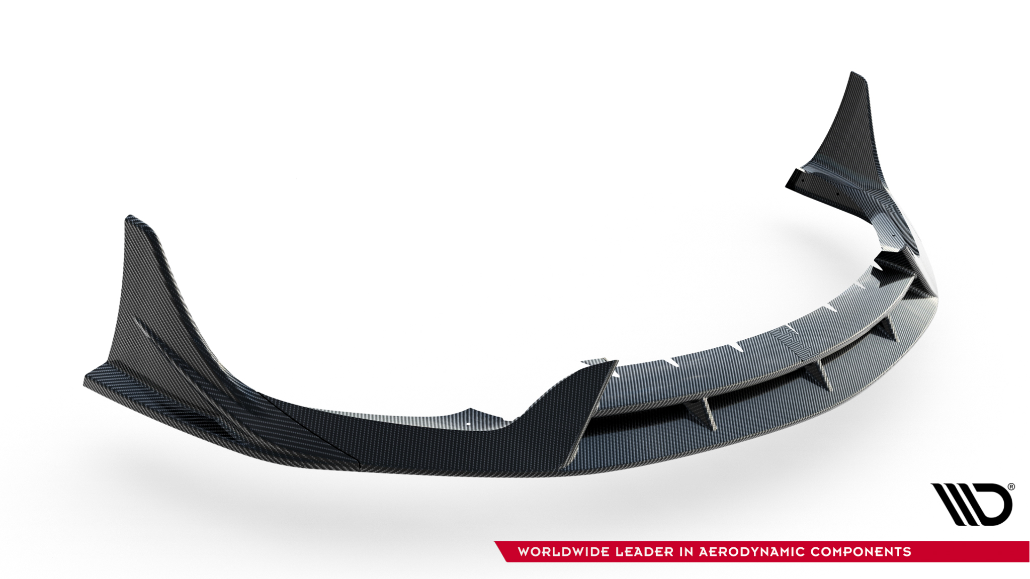 PREPREG CARBON FIBER FRONT SPLITTER SUITABLE FOR MERCEDES-AMG GT 63 / 55 / 63 S E PERFORMANCE C192 – MAXTON DESIGN - 6
