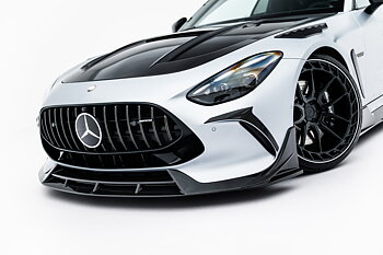 PREPREG CARBON FIBER FRONT SPLITTER SUITABLE FOR MERCEDES-AMG GT 63 / 55 / 63 S E PERFORMANCE C192 – MAXTON DESIGN