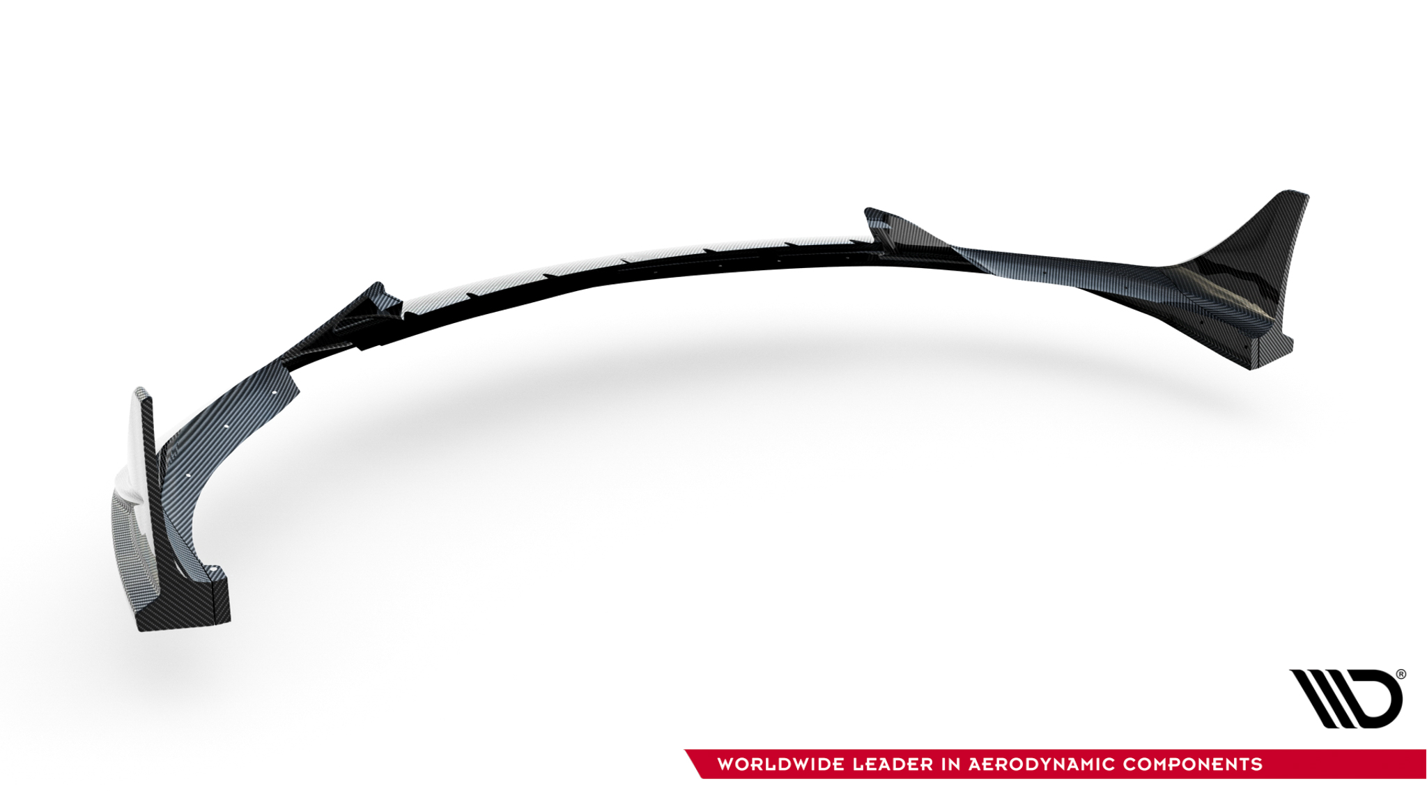 PREPREG CARBON FIBER FRONT SPLITTER SUITABLE FOR MERCEDES-AMG GT 63 / 55 / 63 S E PERFORMANCE C192 – MAXTON DESIGN - 8