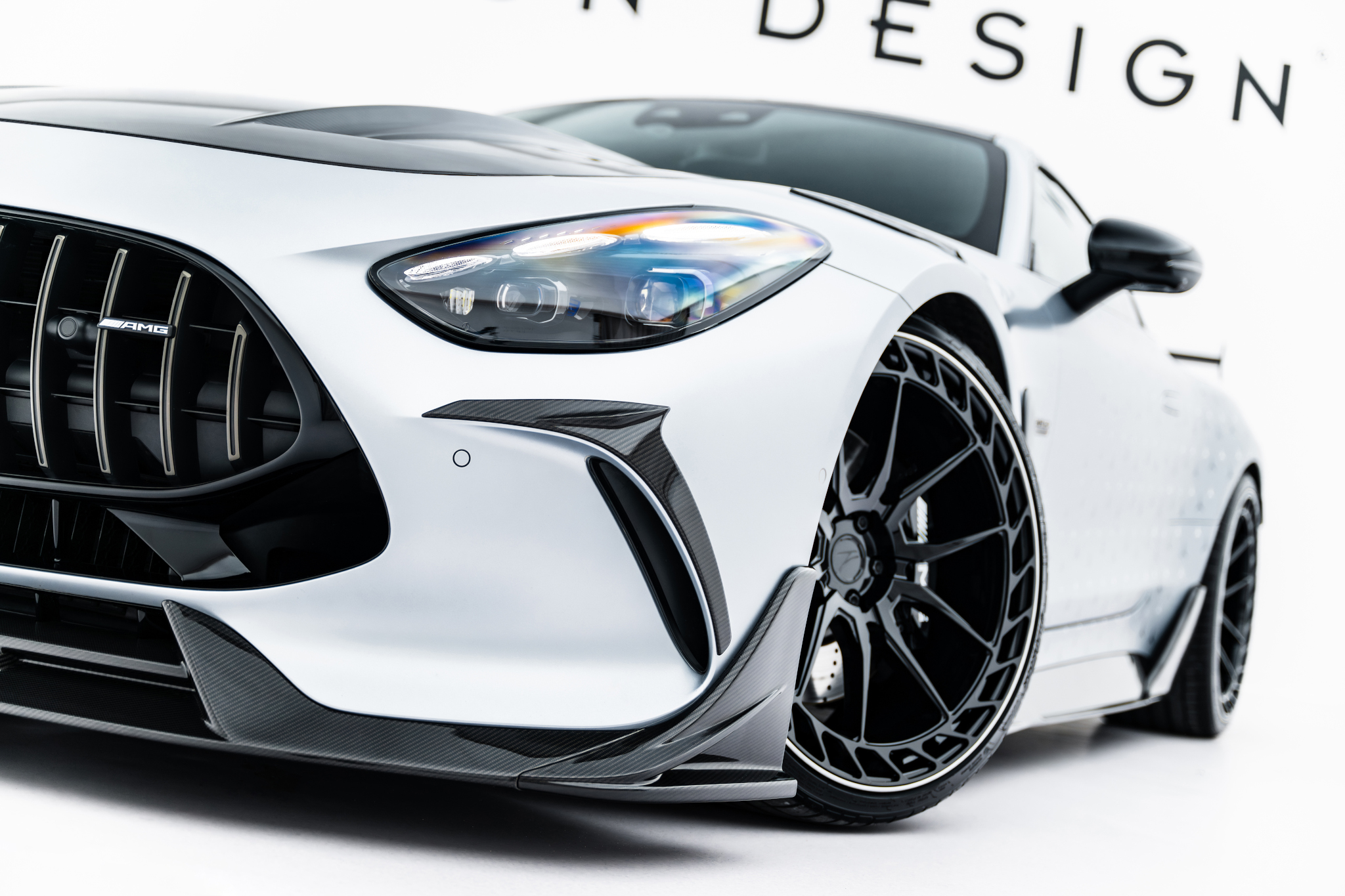 PREPREG CARBON FIBER FRONT SPLITTER SUITABLE FOR MERCEDES-AMG GT 63 / 55 / 63 S E PERFORMANCE C192 – MAXTON DESIGN - 7
