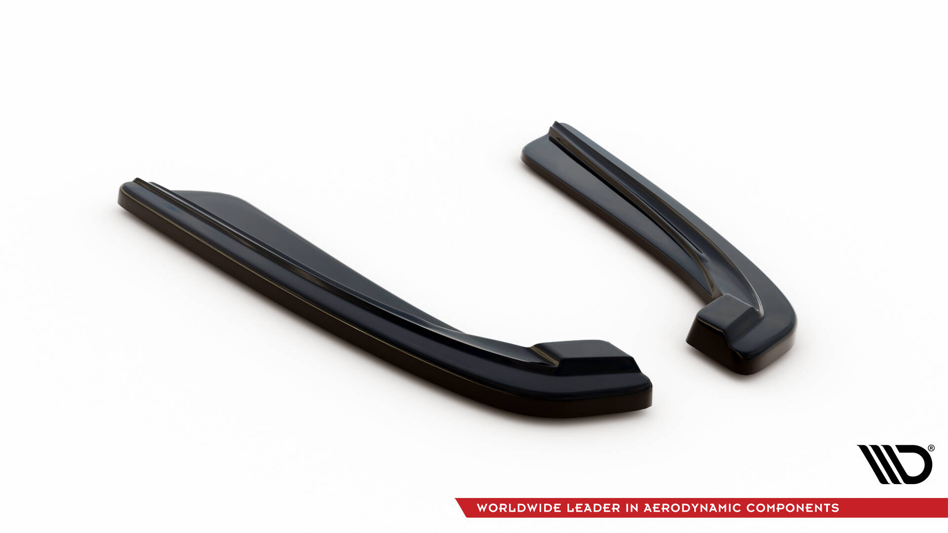 Rear Side Splitters Bmw 5 F11 M-pack (Fits TWO Single Exhaust Ends) - 6