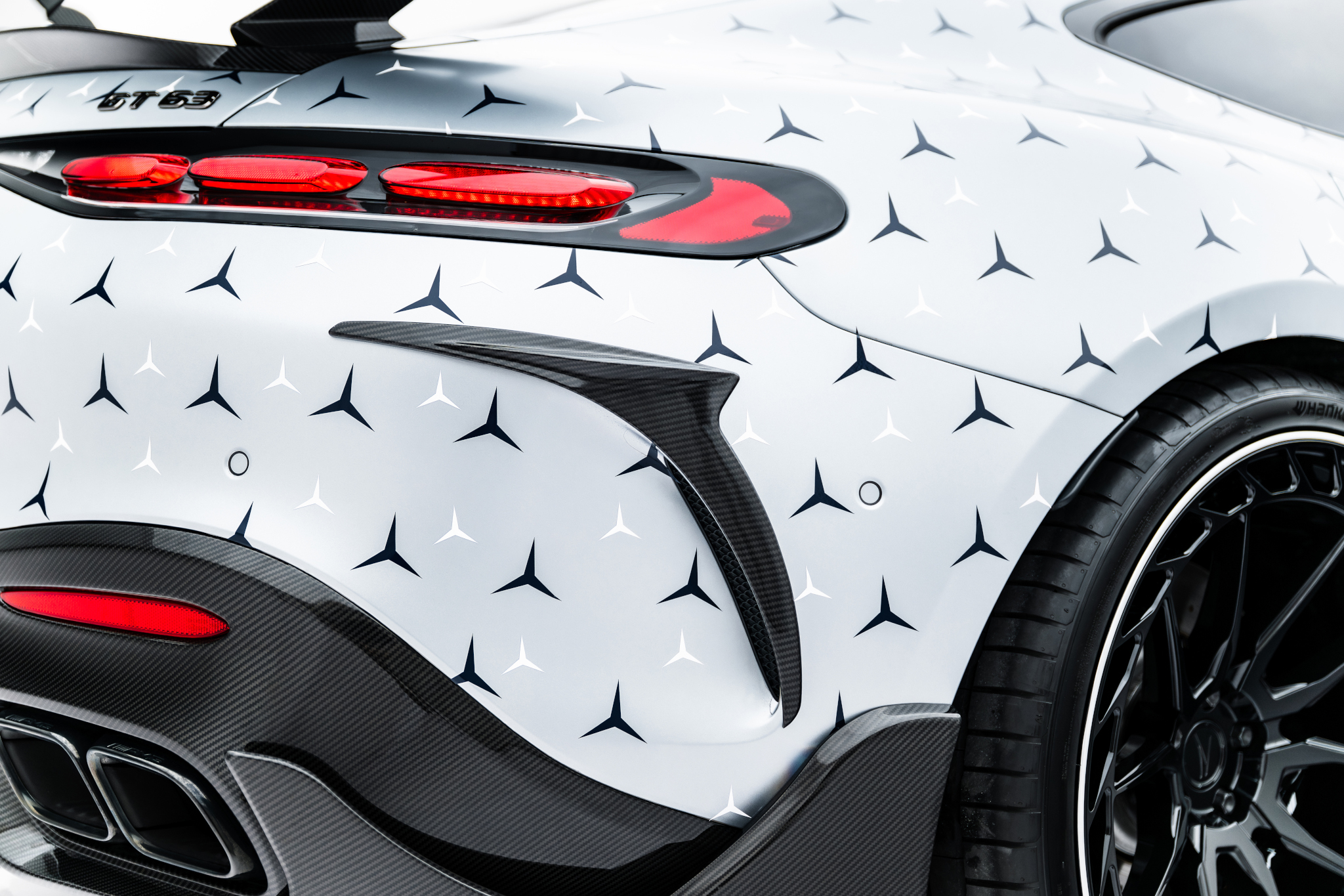 PREPREG REAR BUMPER CARBON CANARDS SUITABLE FOR MERCEDES-AMG GT 63 / 55 / 63 S E PERFORMANCE C192 – MAXTON DESIGN - 5
