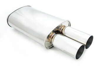 M-DT DUAL 3 INCH TIP MEGAN RACING UNIVERSAL MUFFLER