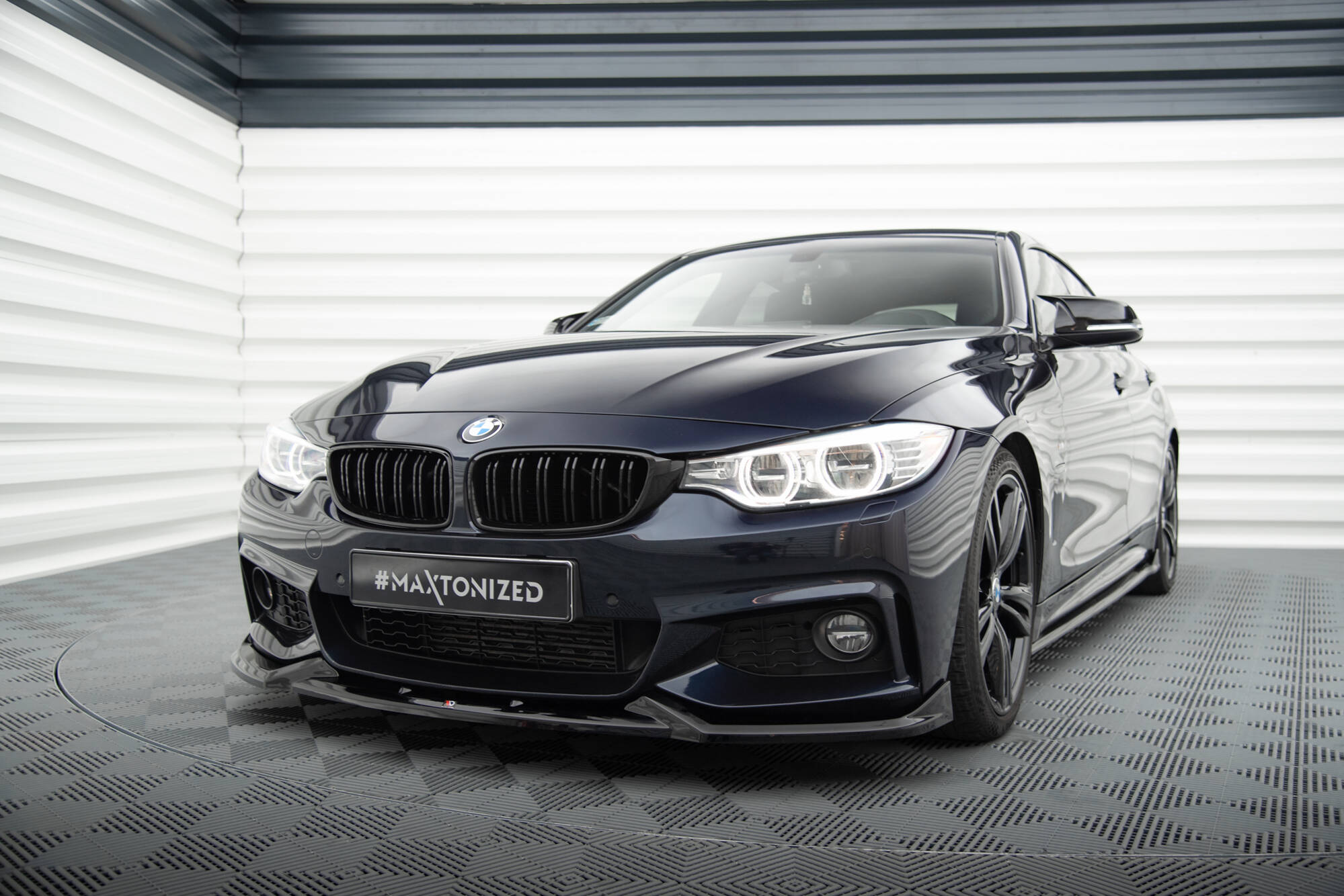 Front Splitter V.5 BMW 4 Coupe / Gran Coupe / Cabrio M-Pack F32 / F36 / F33 - 3