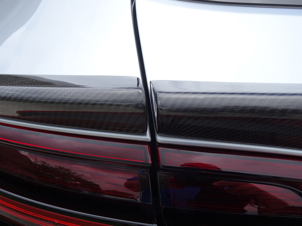 AGENCY POWER GLOSS CARBON FIBER 3 PIECE MIDDLE SPOILER PORSCHE MACAN 95B 15-16 - 3