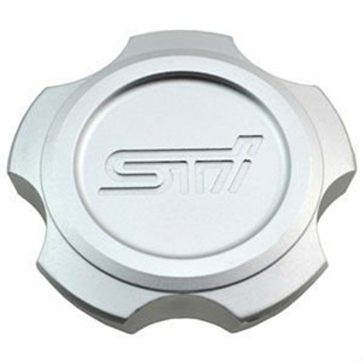 SUBARU IMPREZA/WRX/STI UNIVERSAL OIL CAP STI-STYLE SILVER