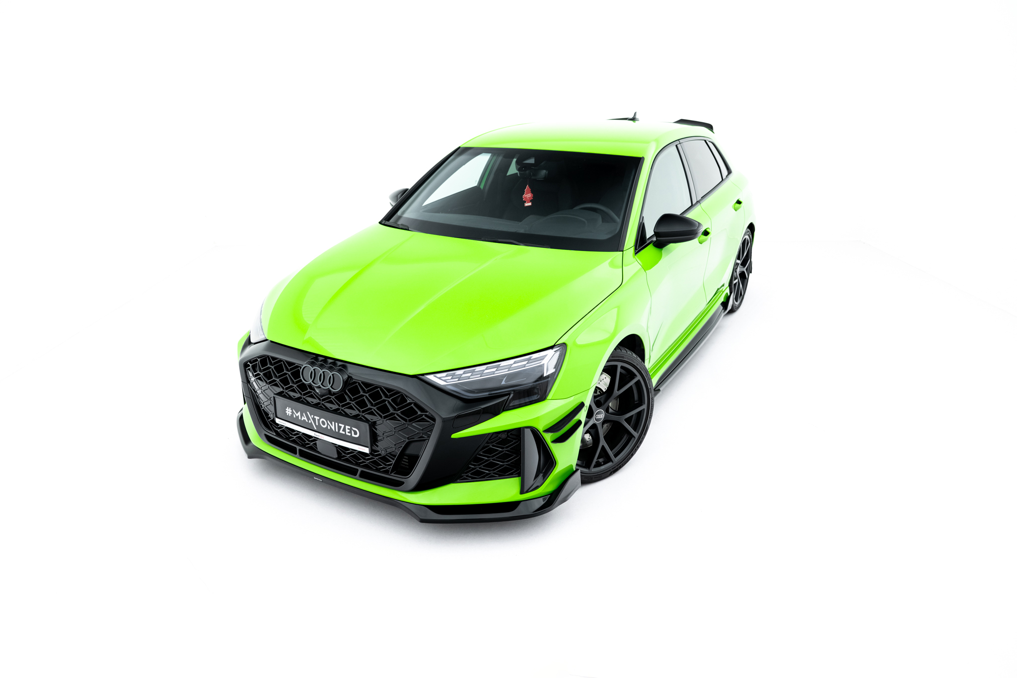 FRONT SPLITTER V.2 SUITABLE FOR AUDI RS3 SPORTBACK 8Y FACELIFT – MAXTON DESIGN - 3