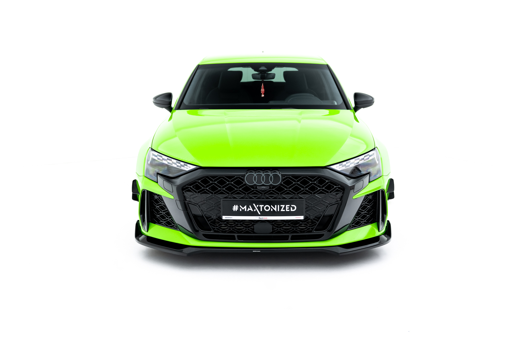 FRONT SPLITTER V.2 SUITABLE FOR AUDI RS3 SPORTBACK 8Y FACELIFT – MAXTON DESIGN - 2