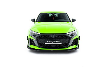 FRONT SPLITTER V.2 SUITABLE FOR AUDI RS3 SPORTBACK 8Y FACELIFT – MAXTON DESIGN