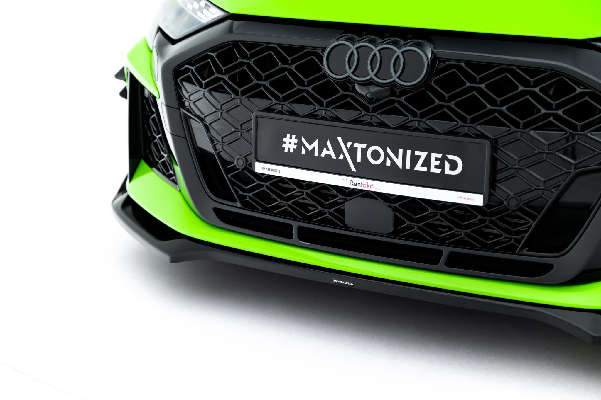 FRONT SPLITTER V.2 SUITABLE FOR AUDI RS3 SPORTBACK 8Y FACELIFT – MAXTON DESIGN - 5