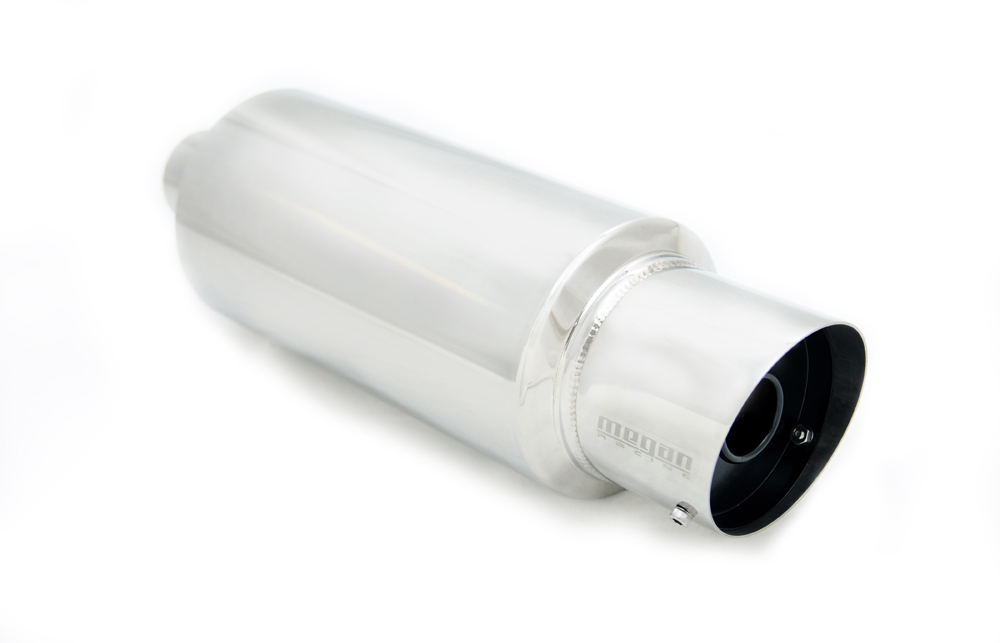 M-GT 3 INCH INLET TURBO MEGAN RACING UNIVERSAL MUFFLER - 2
