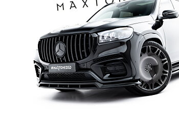FRONT SPLITTER SUITABLE FOR MERCEDES-BENZ GLS AMG-LINE X167 FACELIFT – MAXTON DESIGN