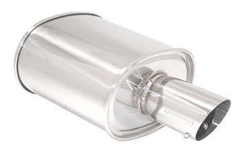 M-OE RS 3.5INCH TIP UNIVERSAL STAINLESS MUFFLER 2.5INCH [MR]