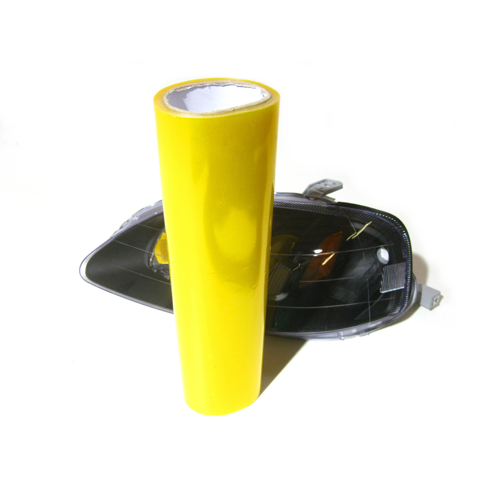 HEADLIGHT TINTING VINYL FILM YELLOW WIDTH 40CM LENGTH 2 METER - 3