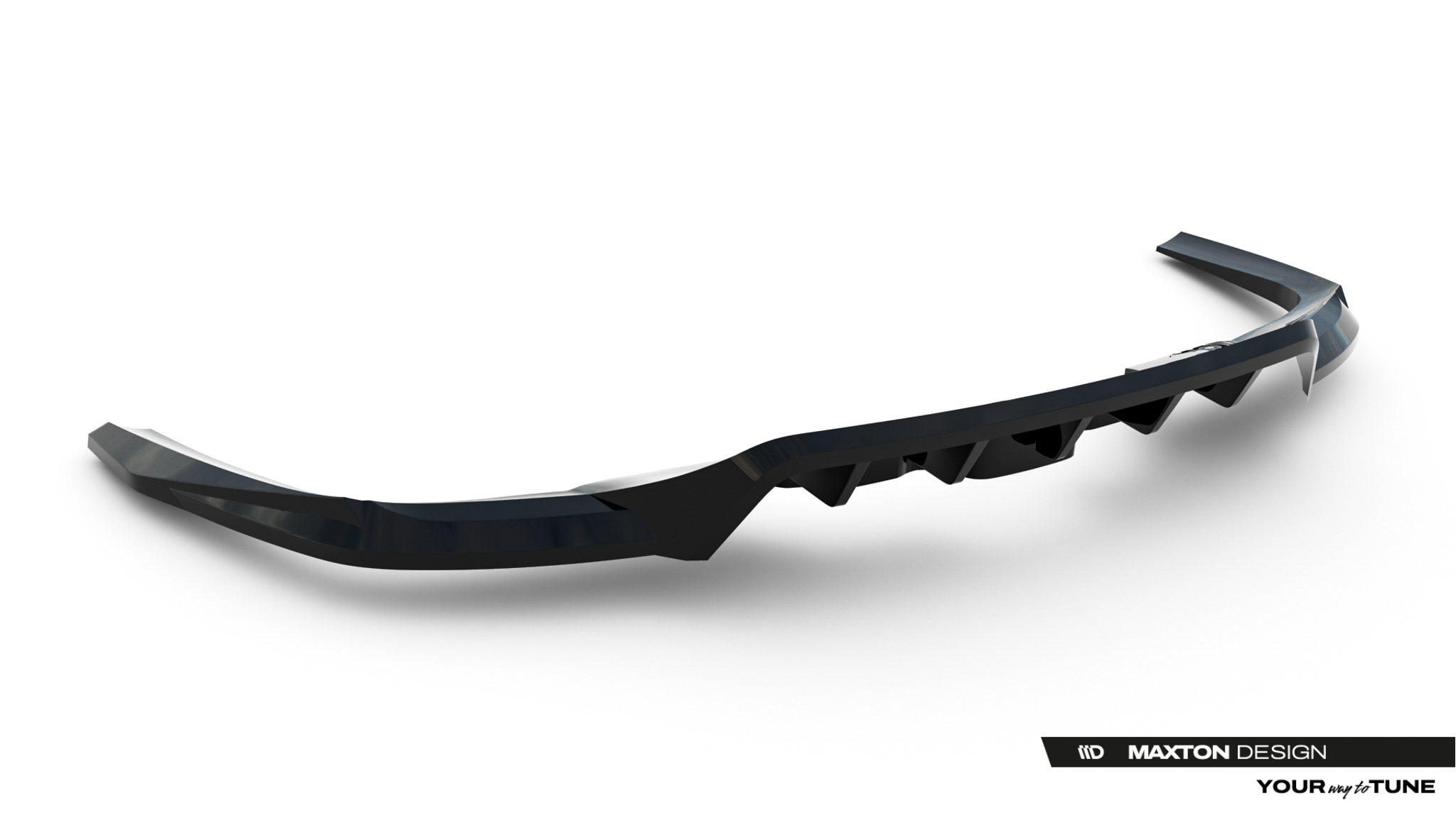 REAR SPLITTER (WITH VERTICAL BARS) V.2 SUITABLE FOR MERCEDES-BENZ GLS AMG-LINE X167 – MAXTON DESIGN - 2