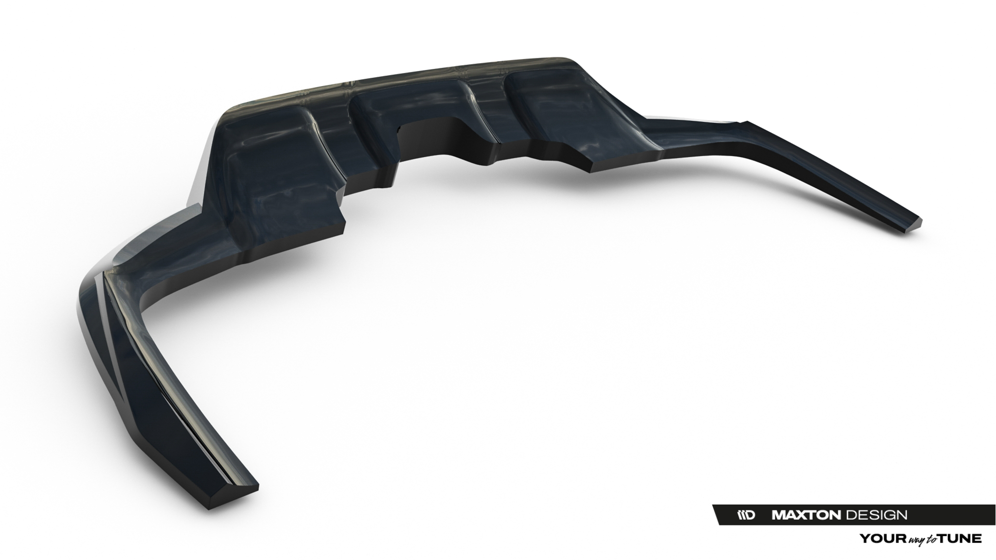 REAR SPLITTER (WITH VERTICAL BARS) V.2 SUITABLE FOR MERCEDES-BENZ GLS AMG-LINE X167 – MAXTON DESIGN