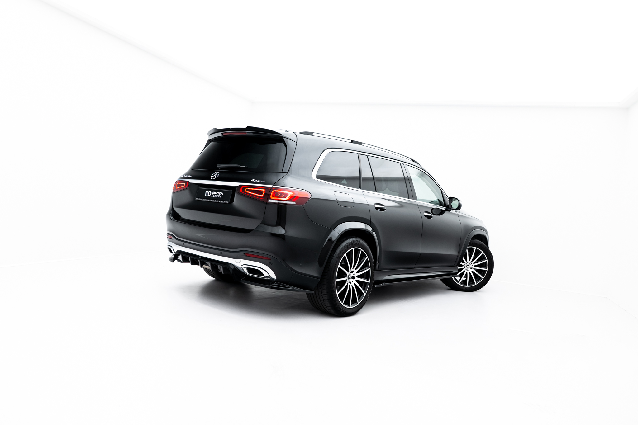 REAR SPLITTER (WITH VERTICAL BARS) V.2 SUITABLE FOR MERCEDES-BENZ GLS AMG-LINE X167 – MAXTON DESIGN - 4