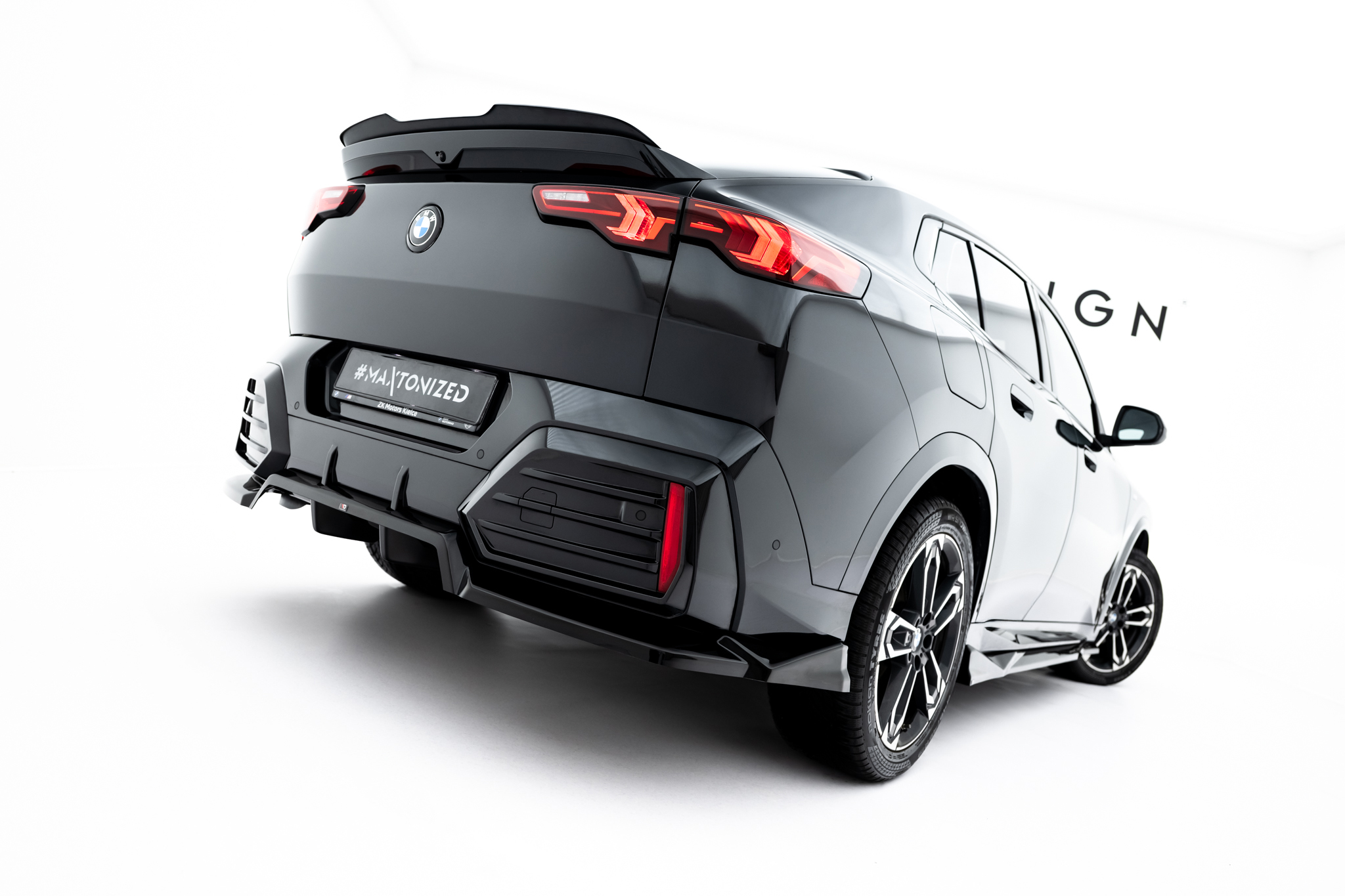 SPOILER CAP SUITABLE FOR BMW X2 M-PACK / IX2 U10 – MAXTON DESIGN - 5