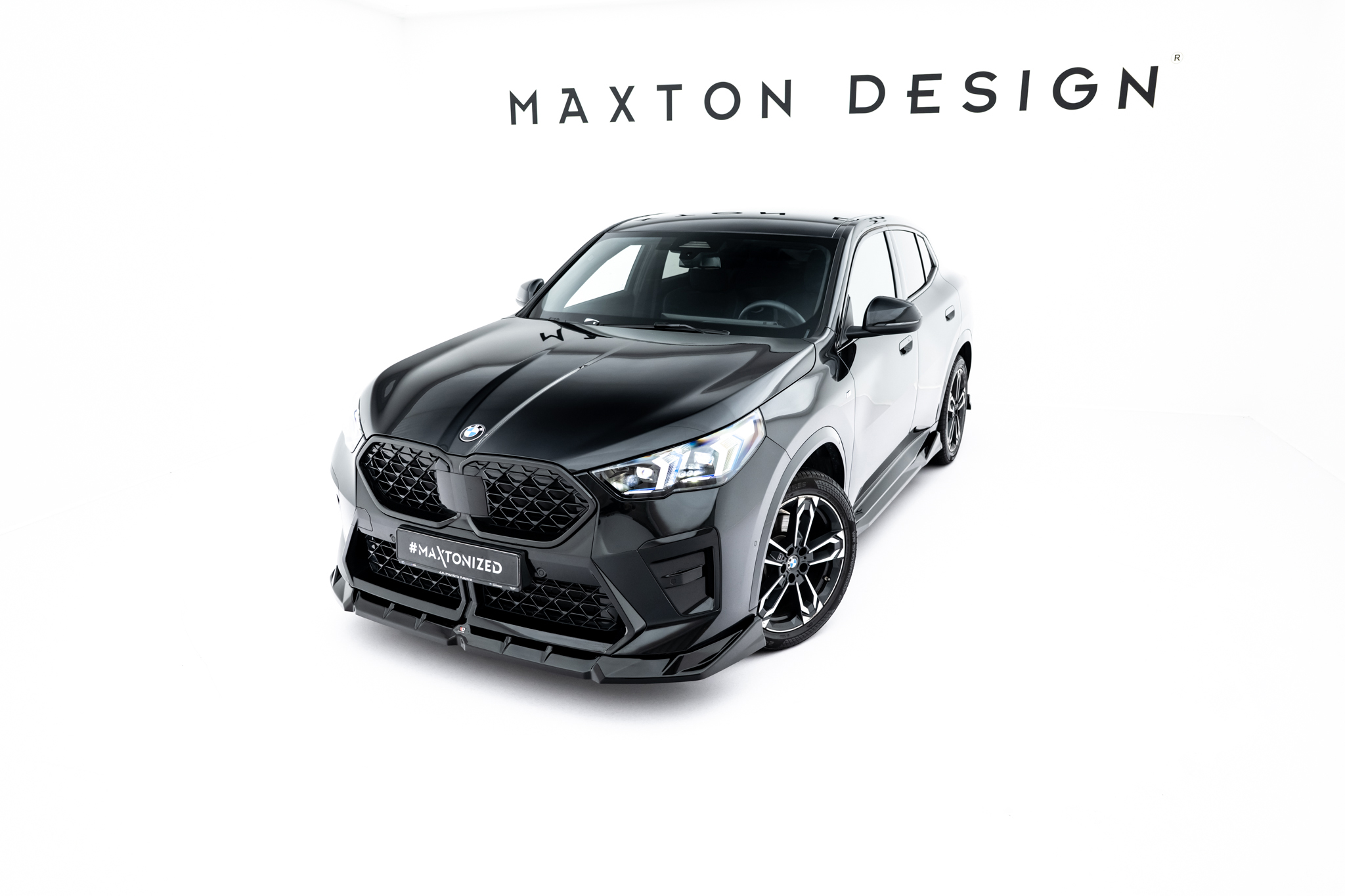 FRONT SPLITTER SUITABLE FOR BMW X2 M-PACK / IX2 U10 – MAXTON DESIGN - 7