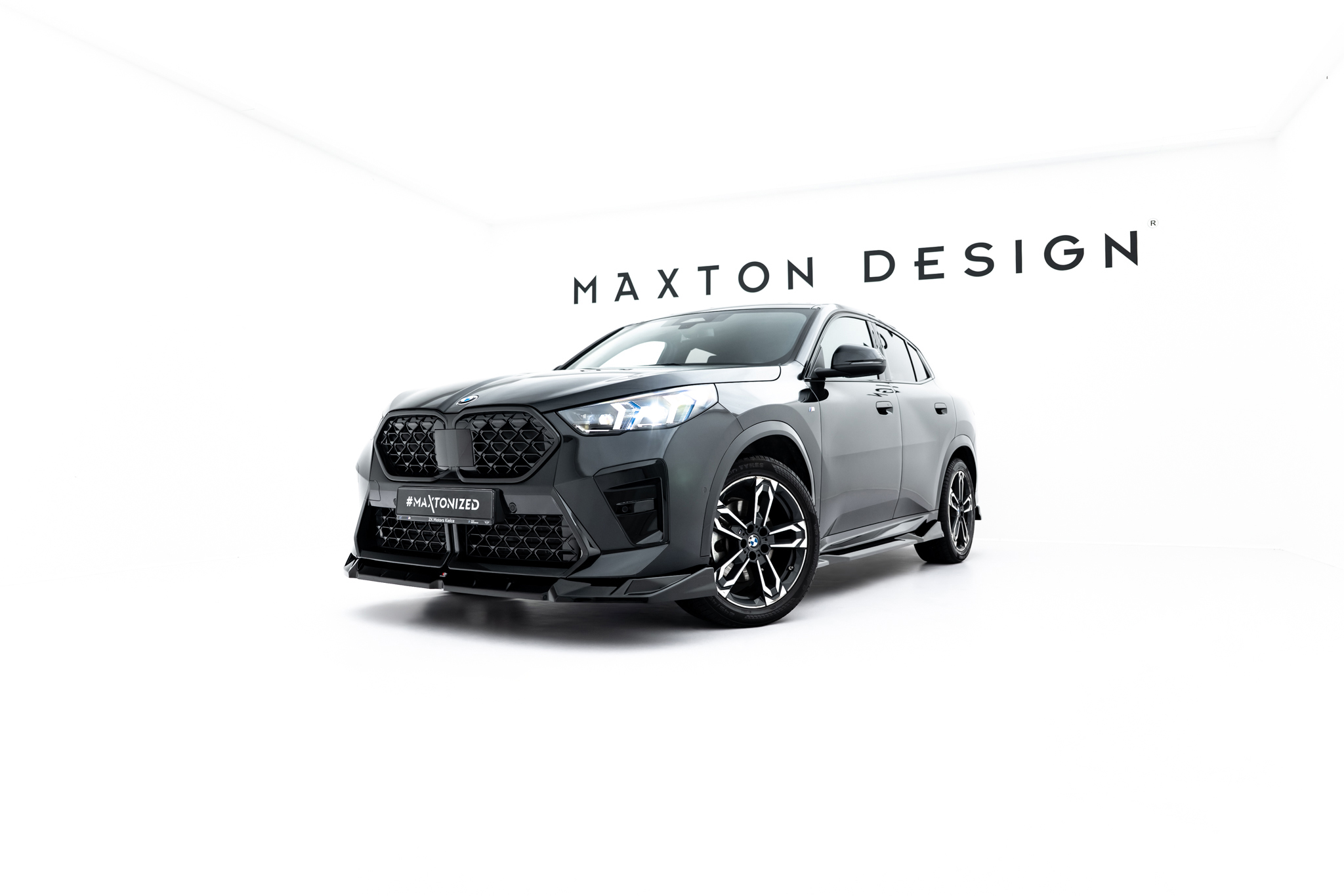 FRONT SPLITTER SUITABLE FOR BMW X2 M-PACK / IX2 U10 – MAXTON DESIGN - 4