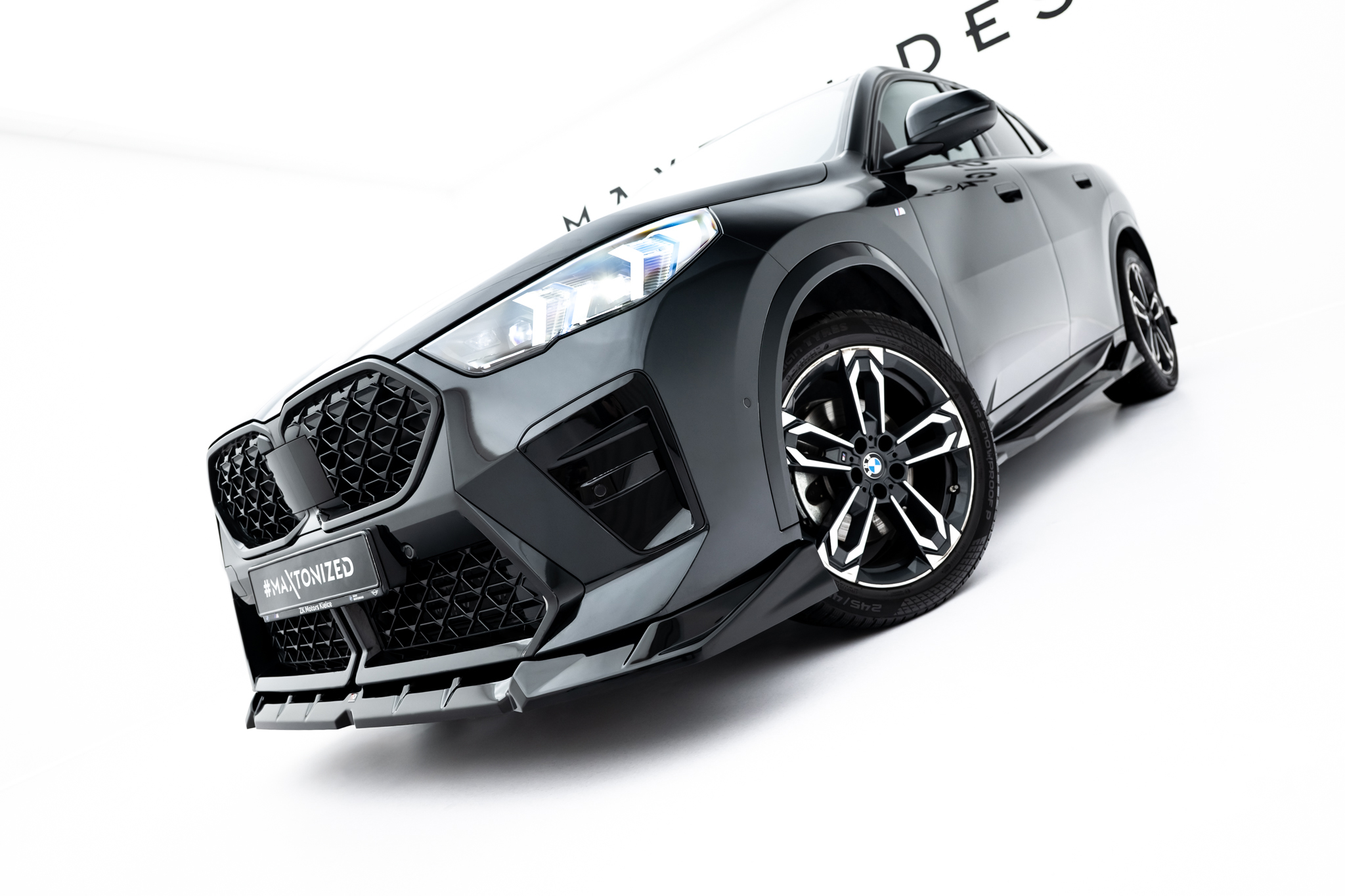 FRONT SPLITTER SUITABLE FOR BMW X2 M-PACK / IX2 U10 – MAXTON DESIGN - 6