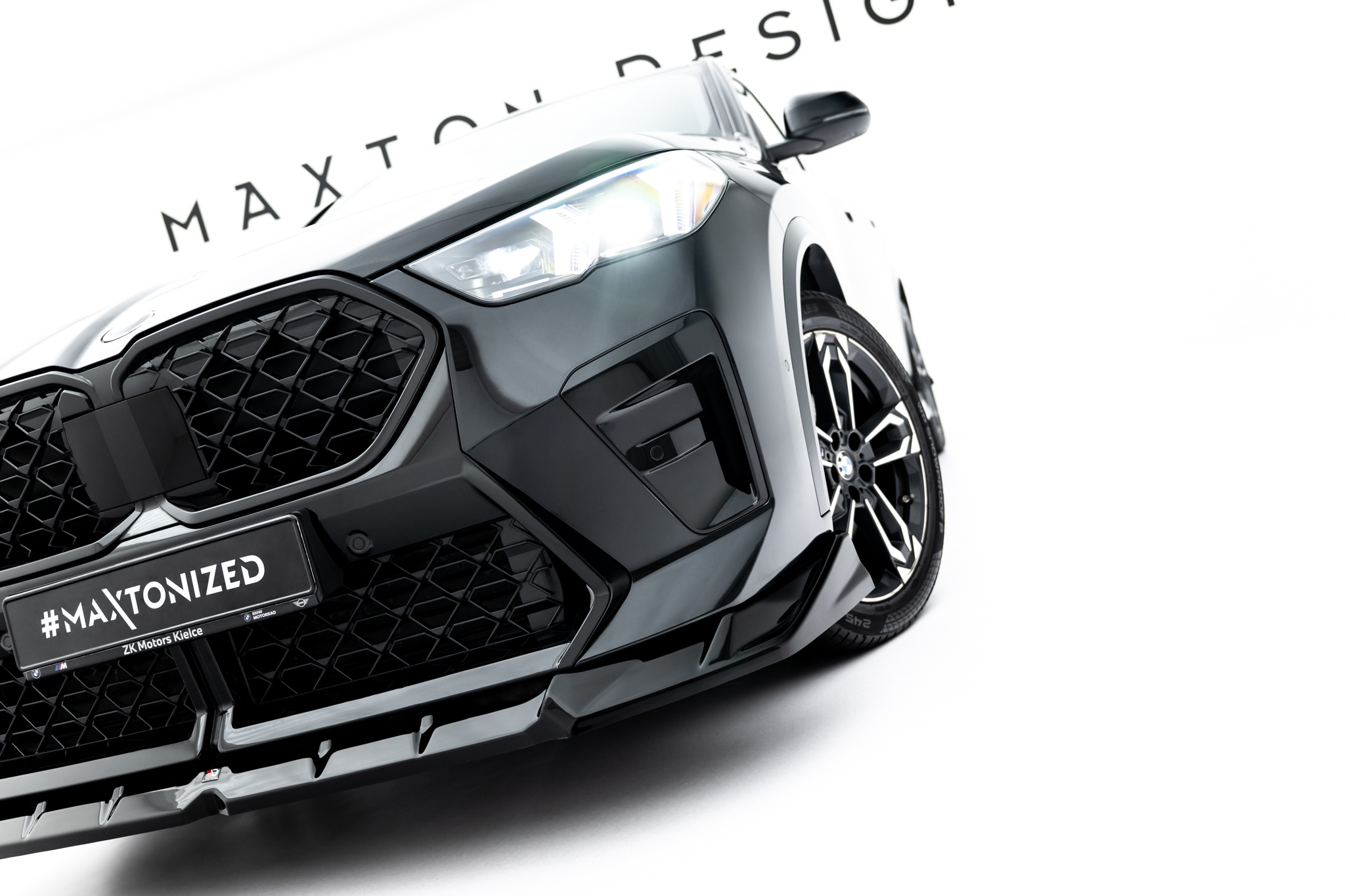FRONT SPLITTER SUITABLE FOR BMW X2 M-PACK / IX2 U10 – MAXTON DESIGN