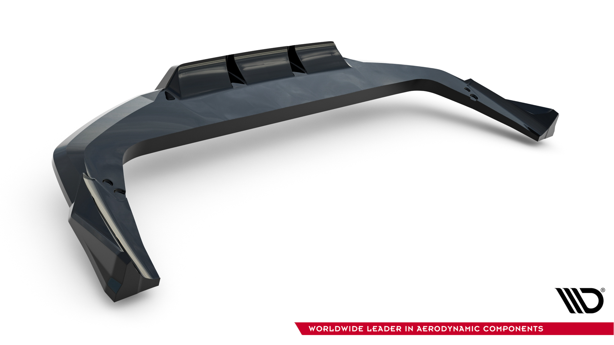 REAR SPLITTER (WITH VERTICAL BARS) SUITABLE FOR BMW X2 M-PACK / IX2 U10 – MAXTON DESIGN