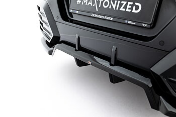REAR SPLITTER (WITH VERTICAL BARS) SUITABLE FOR BMW X2 M-PACK / IX2 U10 – MAXTON DESIGN