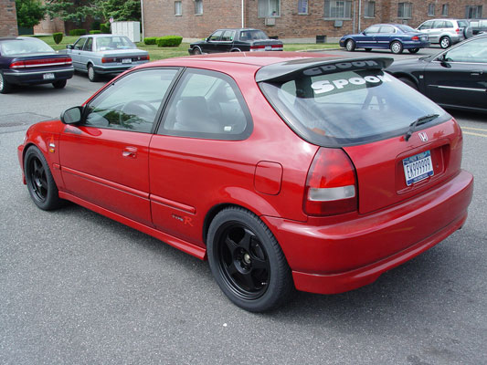 SPL-TUNING HONDA CIVIC 96-00 3D SPOON STYLE SPOILER - 4