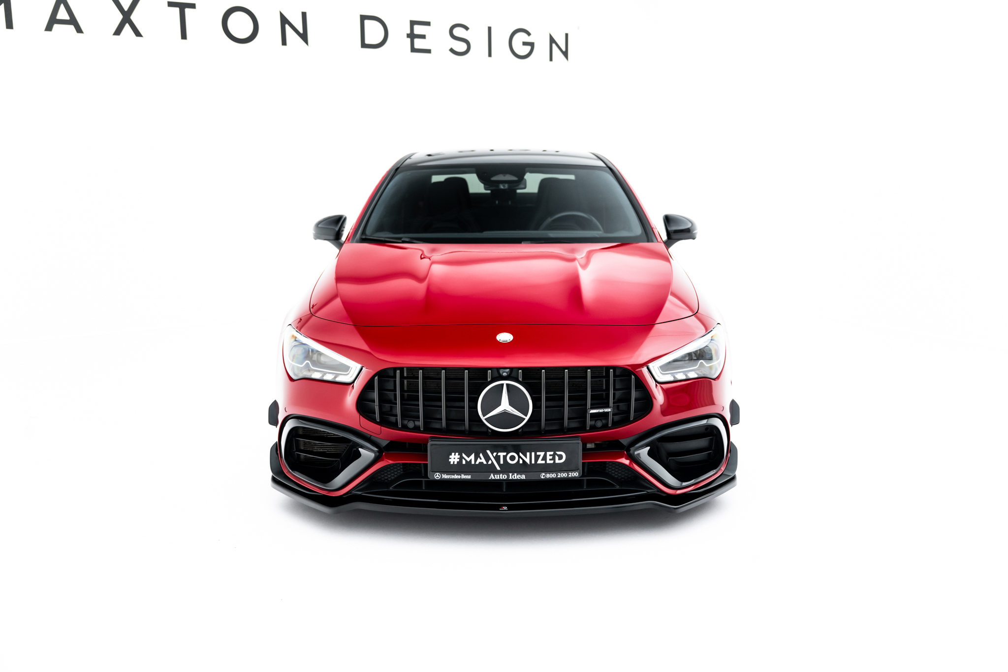FRONT SPLITTER V.1 SUITABLE FOR MERCEDES-AMG CLA 45 AERO C118 FACELIFT – MAXTON DESIGN - 5