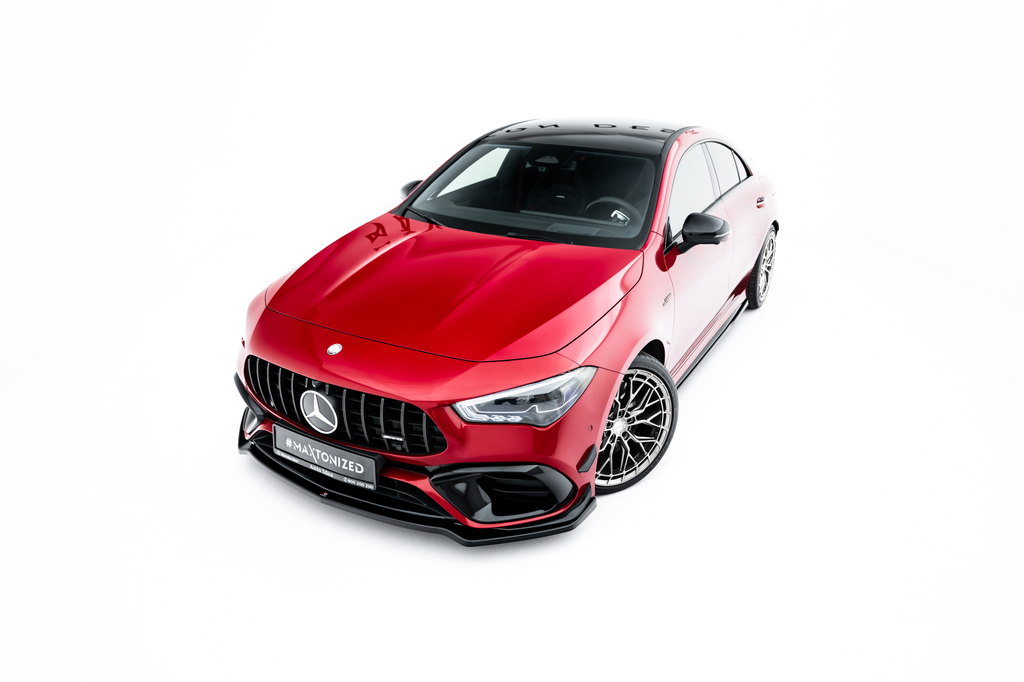 FRONT SPLITTER V.1 SUITABLE FOR MERCEDES-AMG CLA 45 AERO C118 FACELIFT – MAXTON DESIGN - 3
